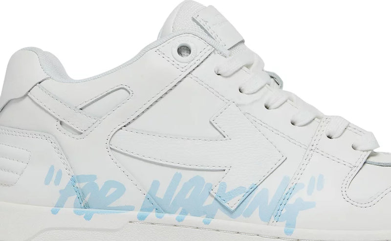 OFF-WHITE Out Of Office "OOO" Low Tops For Walking White Light Blue 2021